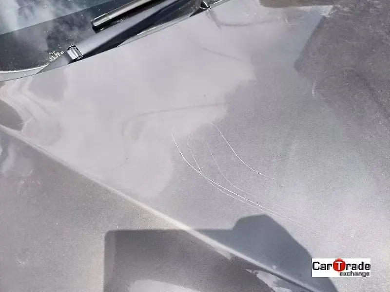 Scratches on the bonnethood