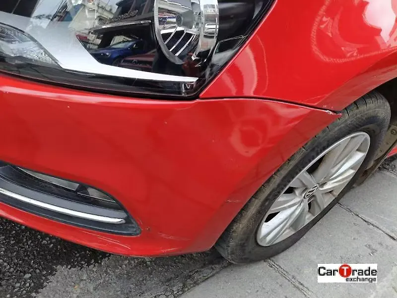 Cracks on the front bumper