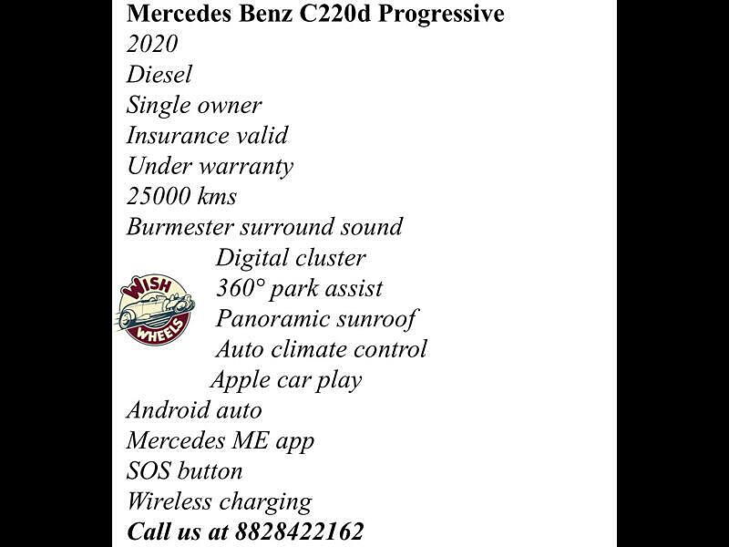 Second Hand Mercedes-Benz C-Class [2018-2022] C 220d Progressive [2018-2019] in Mumbai