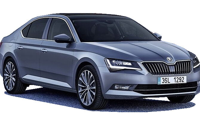 Skoda Superb [2016-2020] Front Right View