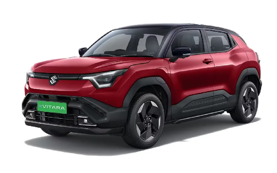 Maruti Suzuki e Vitara - Opulent Red with Bluish Black Roof