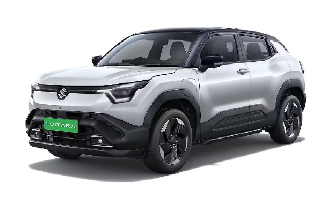 Maruti Suzuki e Vitara - Arctic White with Bluish Black Roof