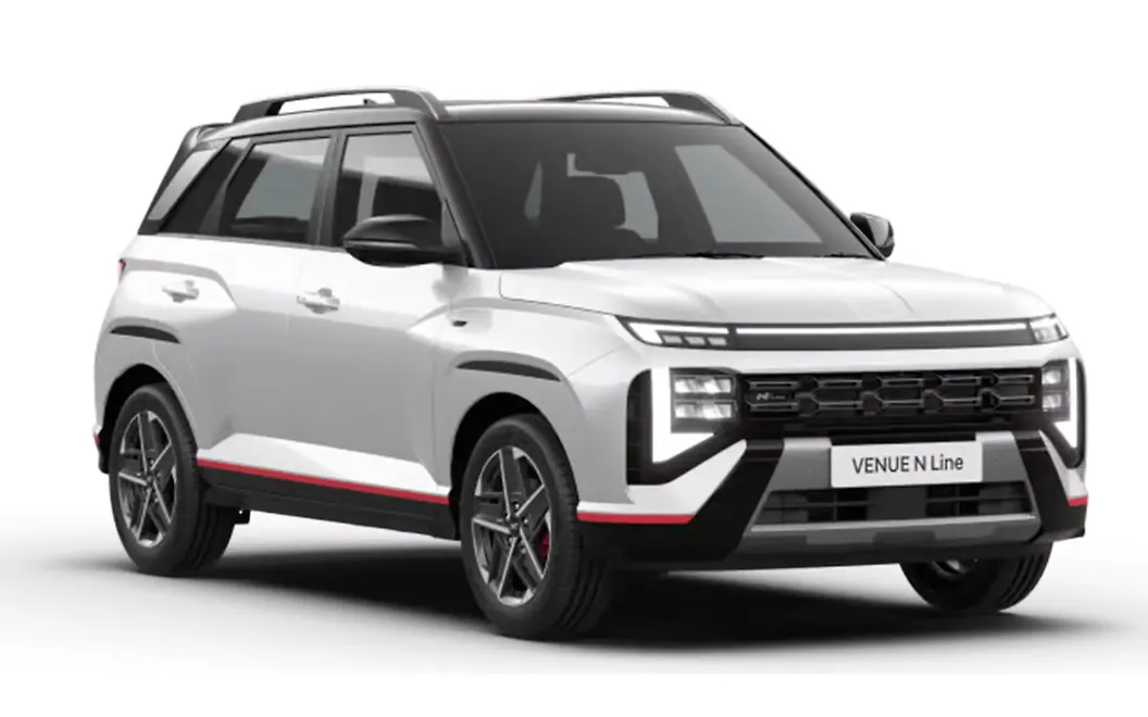 Hyundai Venue N Line - Atlas White with Titanium Black Roof