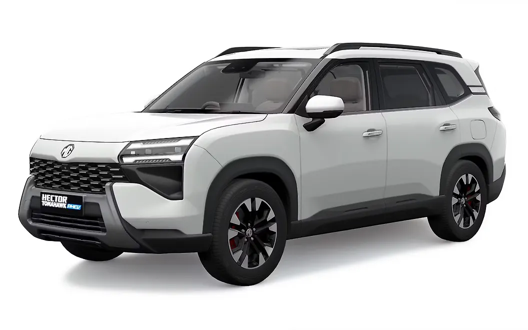MG Hector Tomahawk PHEV - Pearl White