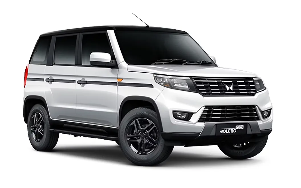 Mahindra Bolero Neo - Pearl White with Black Roof