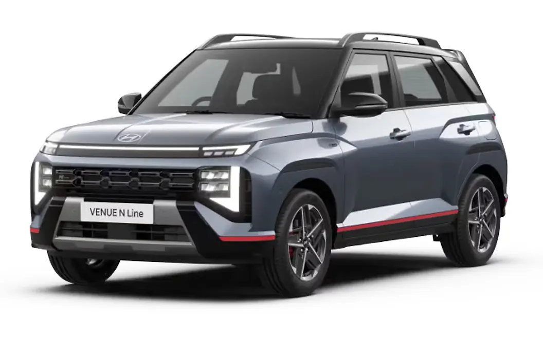 Hyundai Venue N Line - Hazel Blue with Abyss Black roof