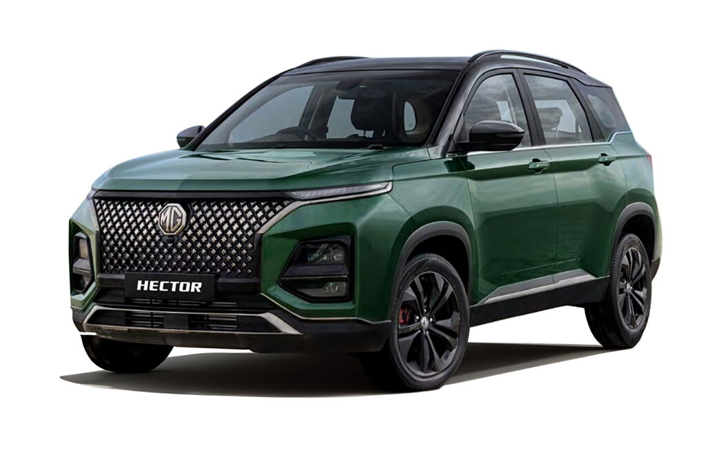 MG Hector - Green with Black roof