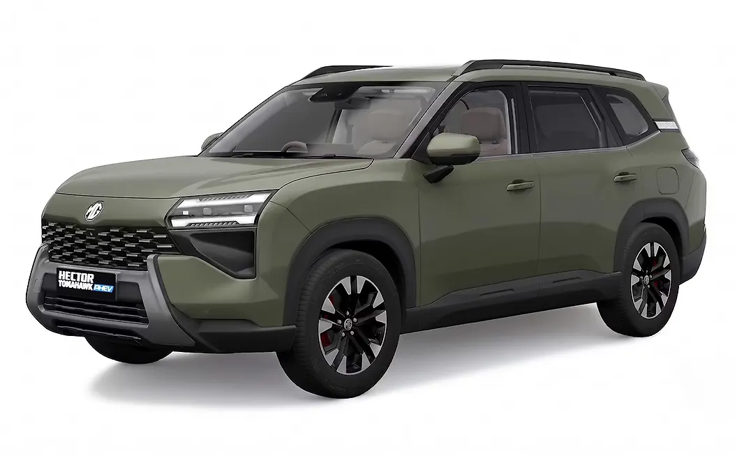 MG Hector Tomahawk PHEV - Khaki Green