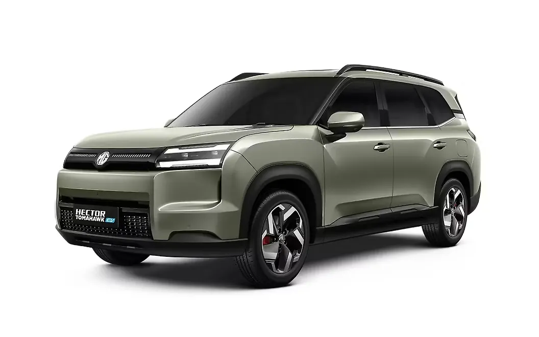 MG Hector Tomahawk EV - Khaki Green