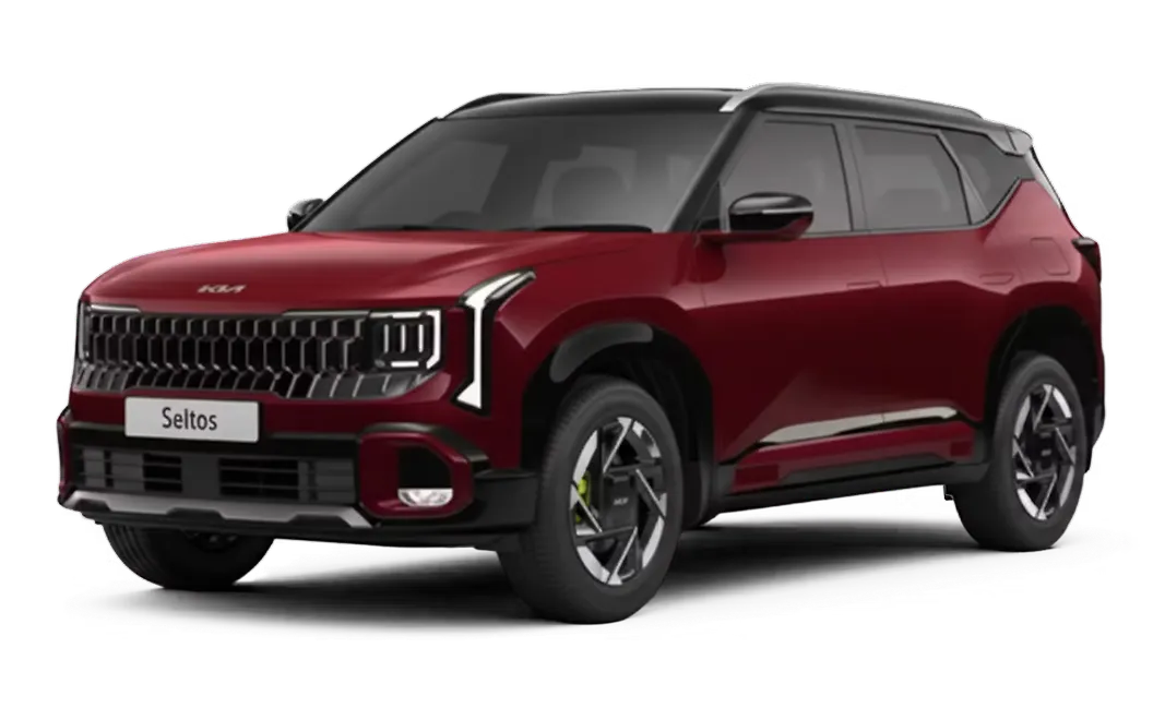 Kia Seltos - Magma Red with Aurora Black roof