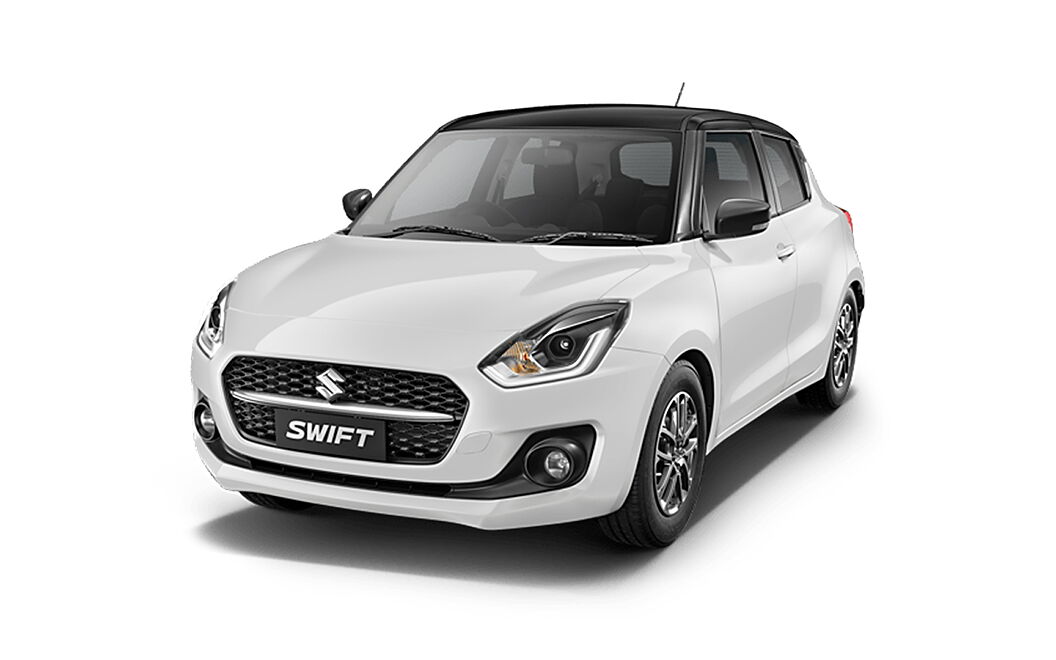 Maruti Suzuki Swift 2021 - Pearl Arctic White with Pearl Midnight Black Roof