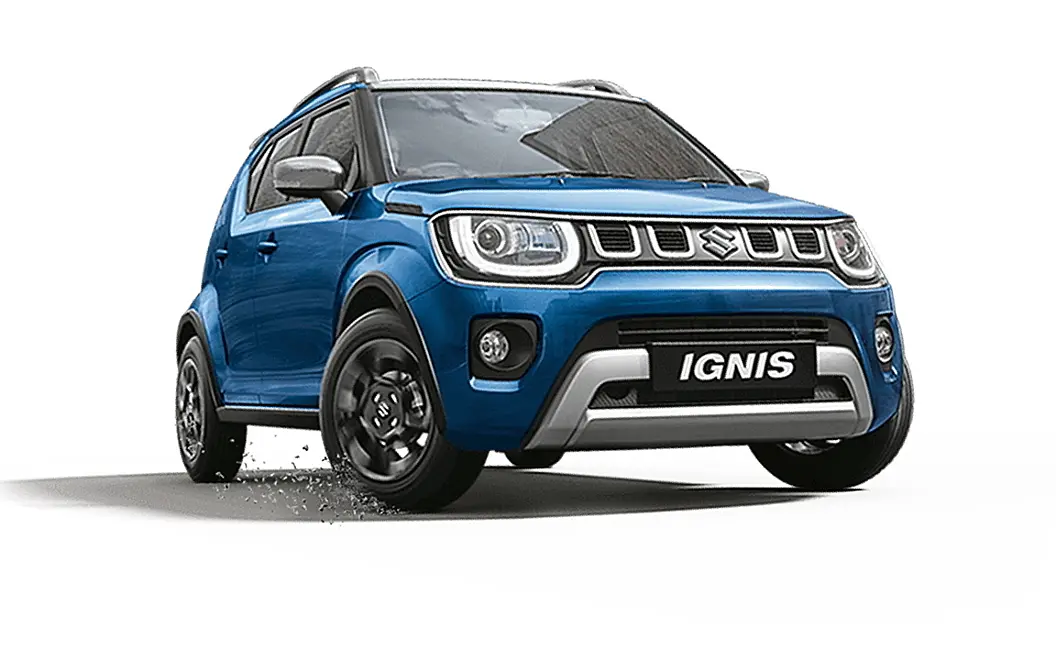 Maruti Suzuki Ignis - Nexa Blue with Silver Roof