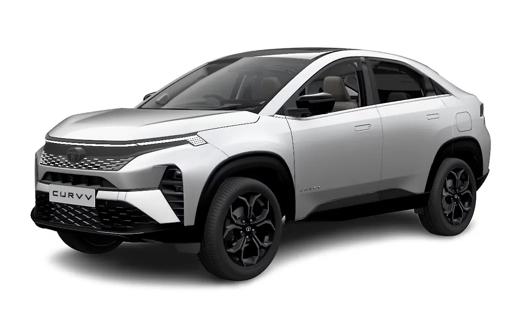 Tata Curvv - Pristine White With Black Roof