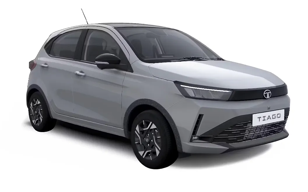 Tata Tiago - Pure Grey With Black roof