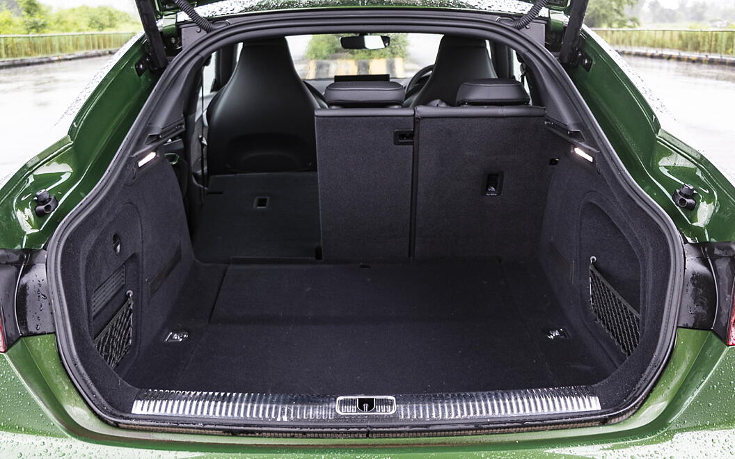 Audi RS5 Bootspace with Split Seat Folded