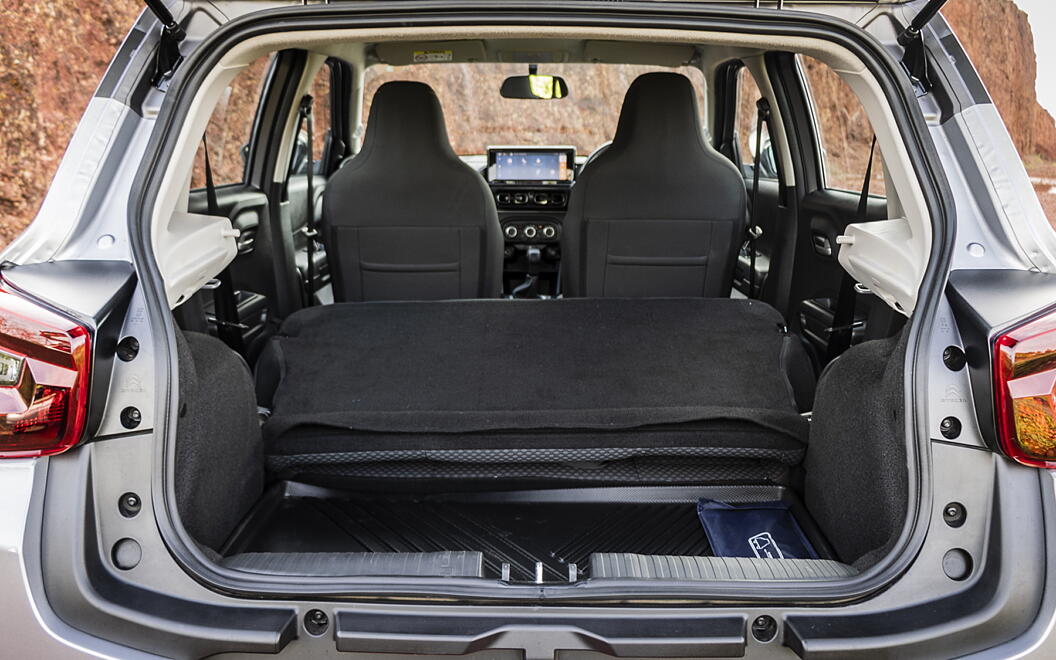 Citroen C3 Bootspace with Folded Seats