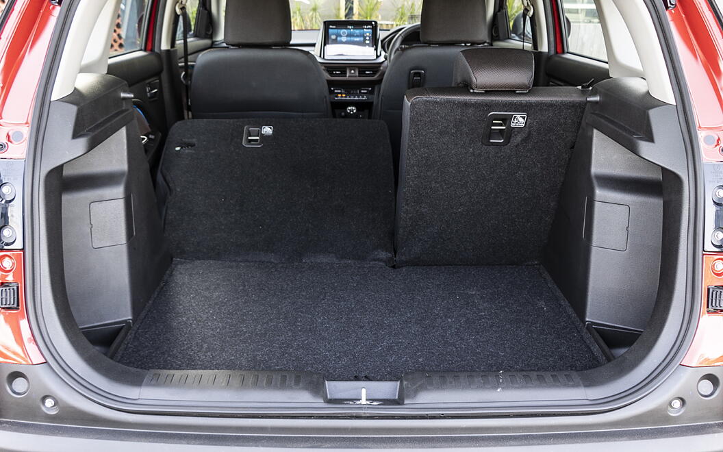 Maruti Suzuki Brezza Bootspace with Split Seat Folded