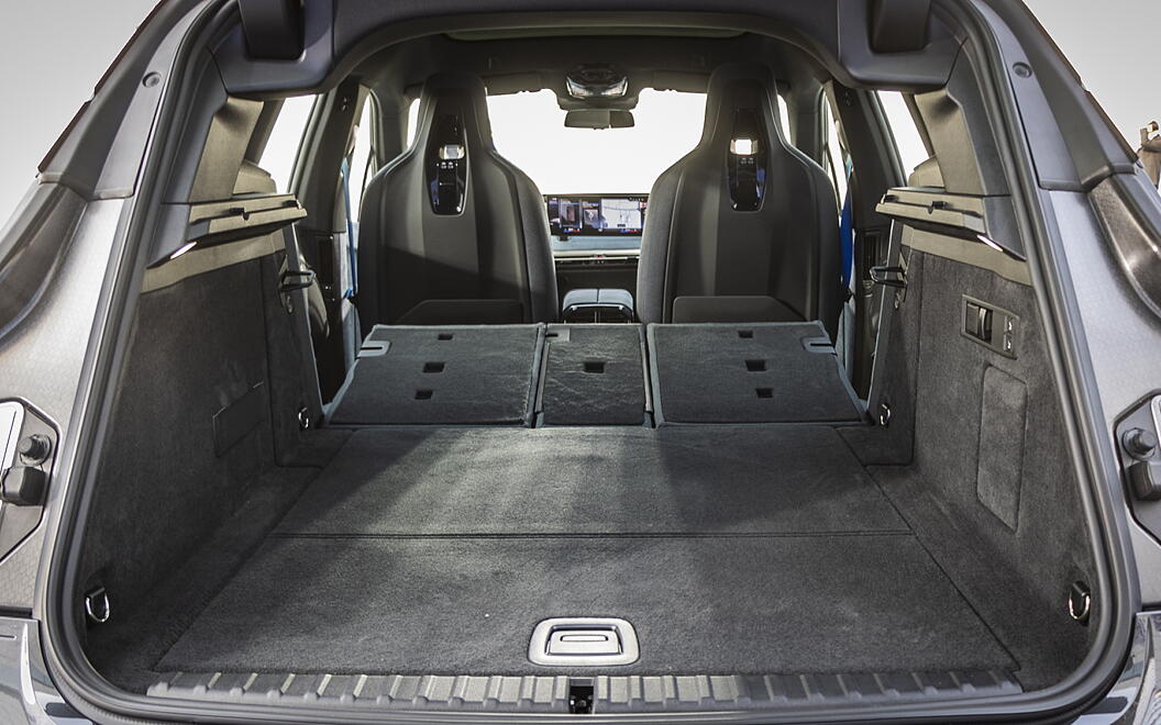 BMW iX Bootspace with Folded Seats