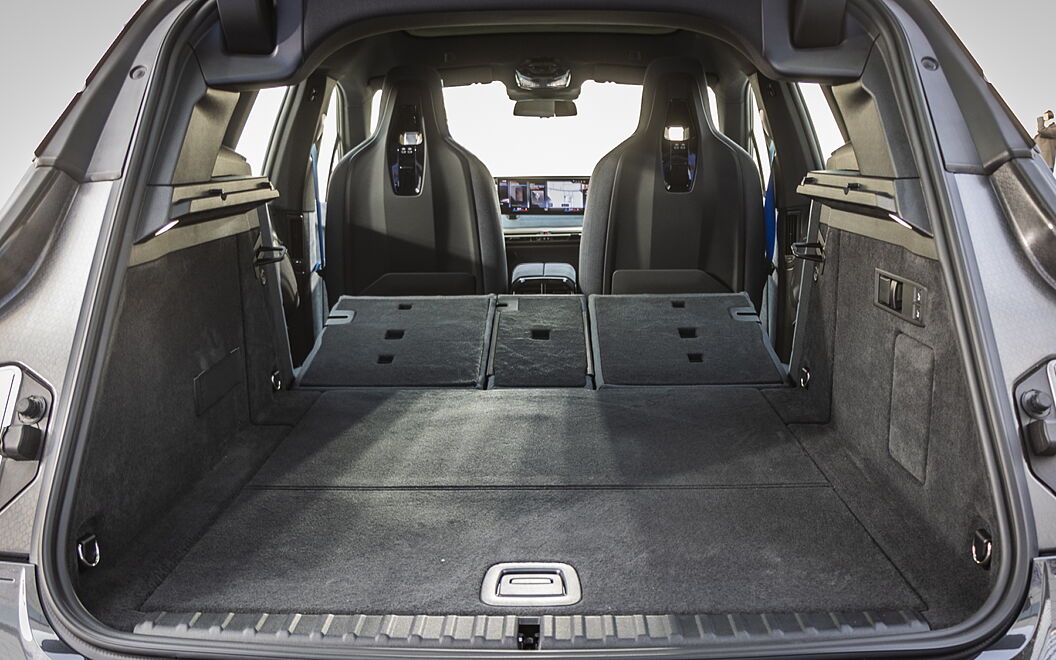 BMW iX Bootspace with Folded Seats
