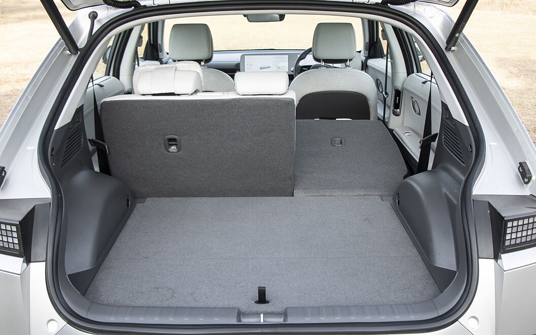Hyundai Ioniq 5 Bootspace with Split Seat Folded