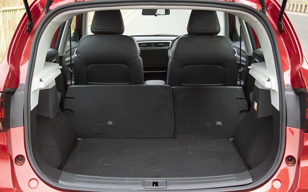 MG ZS EV Bootspace with Folded Seats