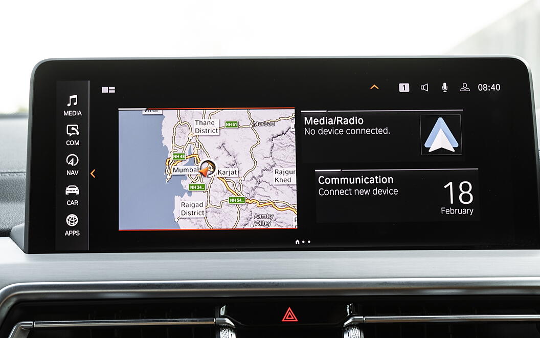 BMW X3 Infotainment Display