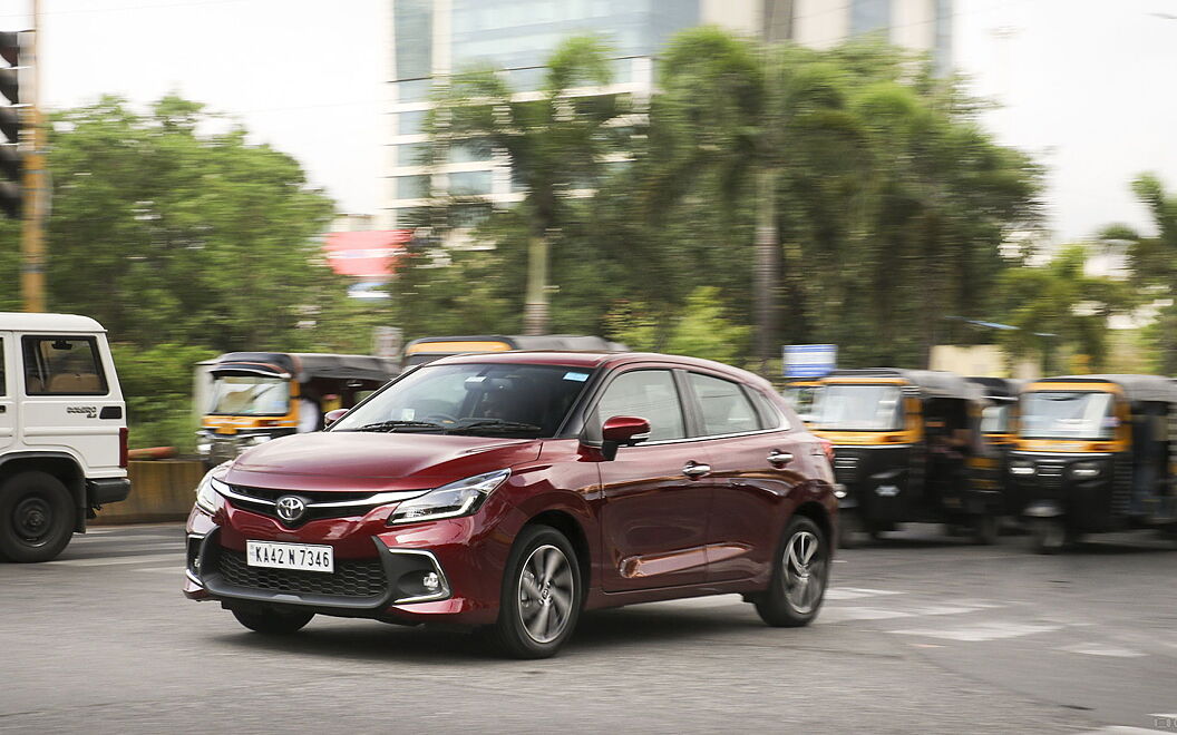 Toyota Glanza Front Left View