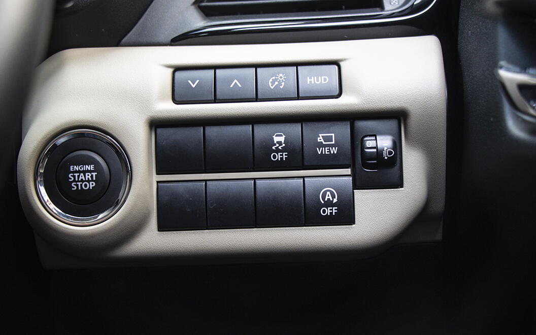 Toyota Glanza Dashboard Switches