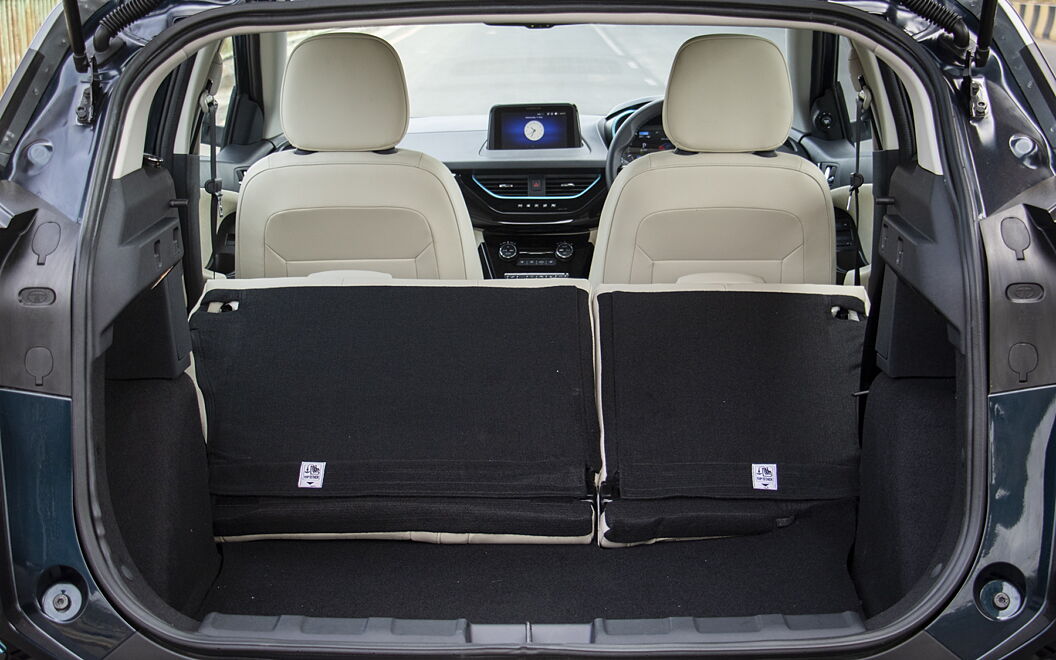 Tata Nexon EV Max Bootspace with Folded Seats