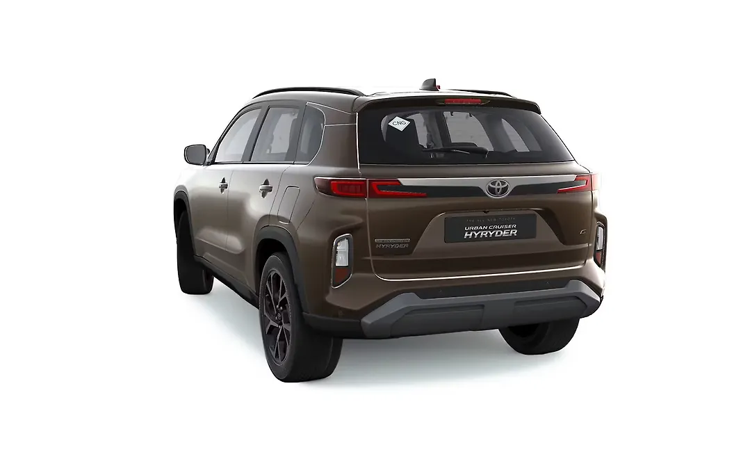 Toyota Urban Cruiser Hyryder Rear Left View