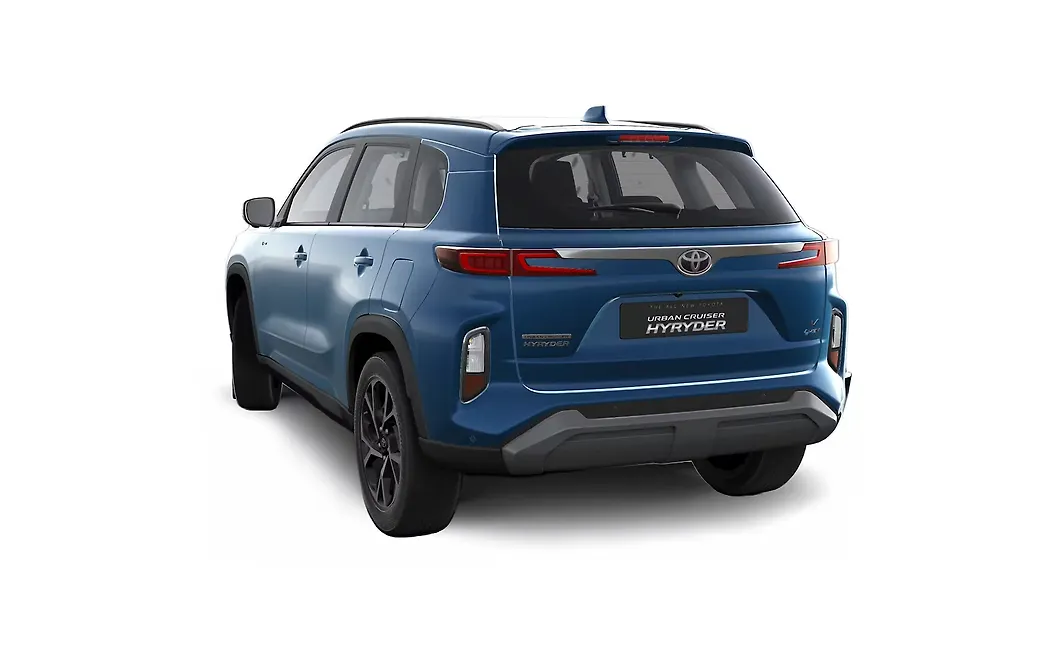 Toyota Urban Cruiser Hyryder Rear Left View