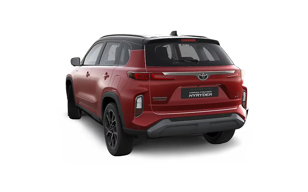Toyota Urban Cruiser Hyryder Rear Left View