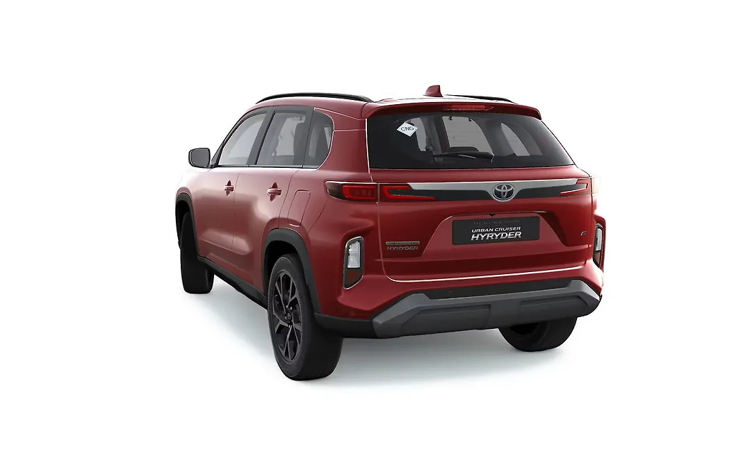 Toyota Urban Cruiser Hyryder Rear Left View