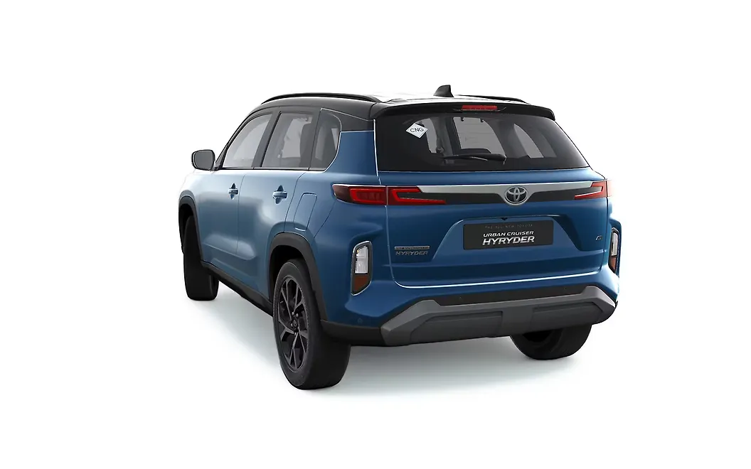 Toyota Urban Cruiser Hyryder Rear Left View