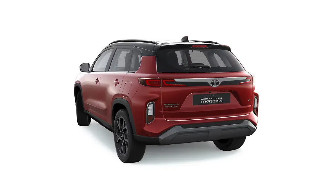 Toyota Urban Cruiser Hyryder Rear Left View