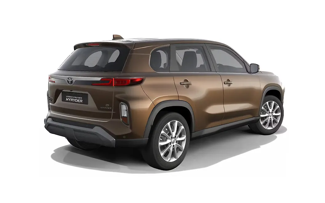 Toyota Urban Cruiser Hyryder Right Rear View