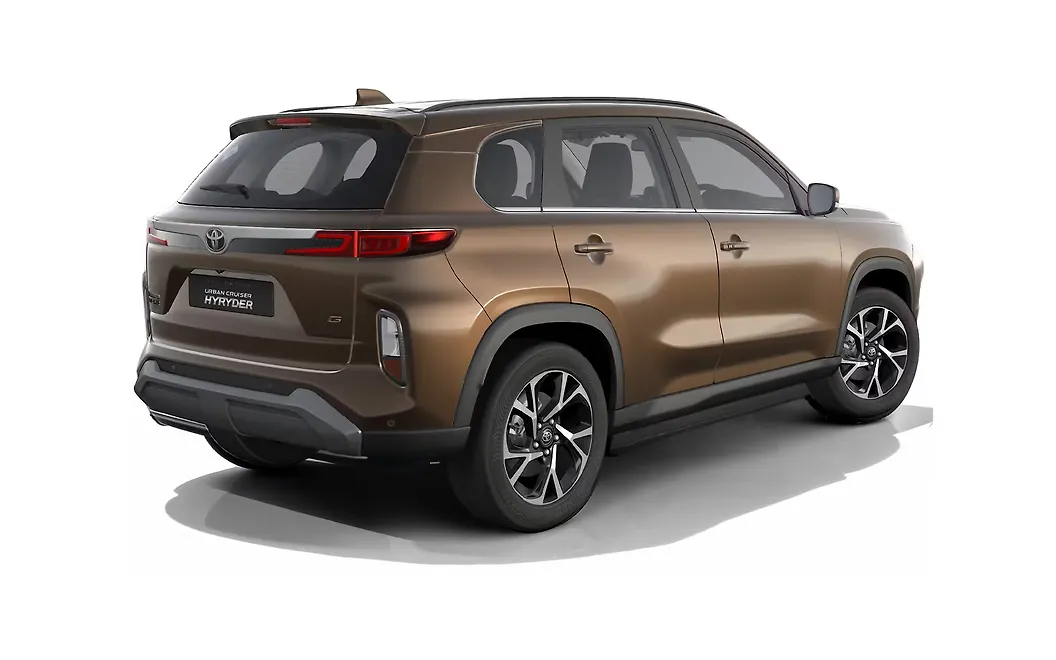 Toyota Urban Cruiser Hyryder Right Rear View