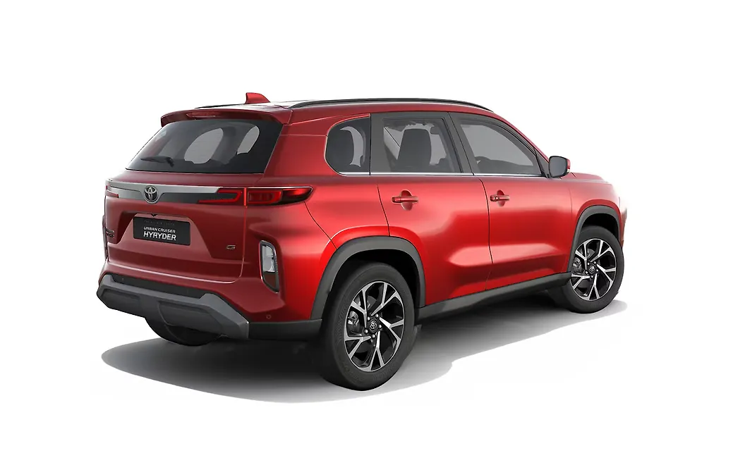 Toyota Urban Cruiser Hyryder Right Rear View
