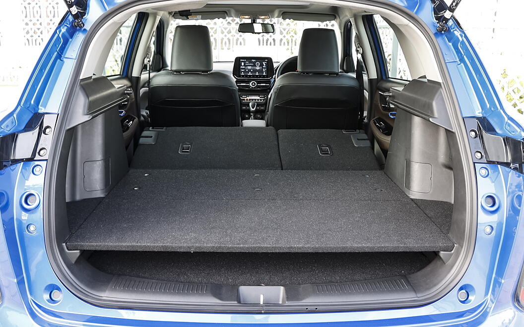 Toyota Urban Cruiser Hyryder Bootspace with Folded Seats