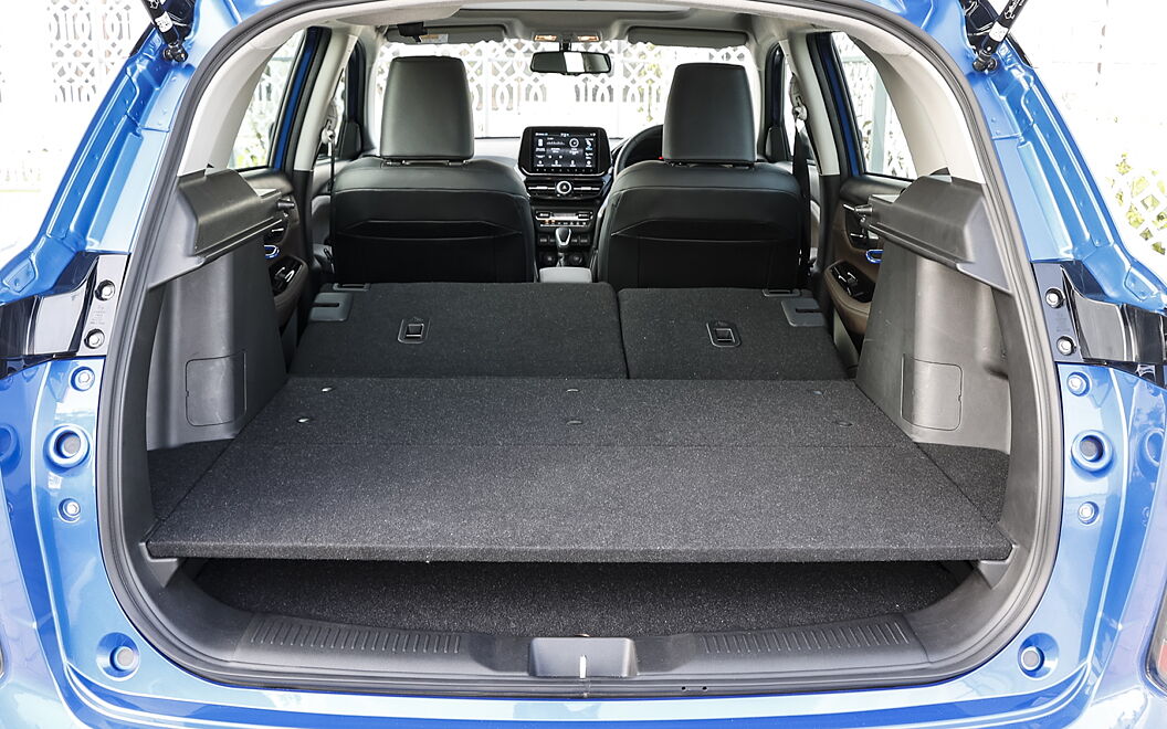 Toyota Urban Cruiser Hyryder Bootspace with Folded Seats