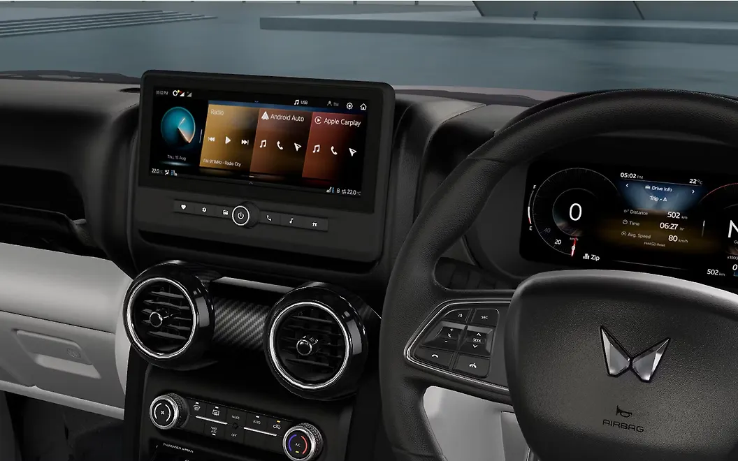 Thar Roxx Infotainment Display