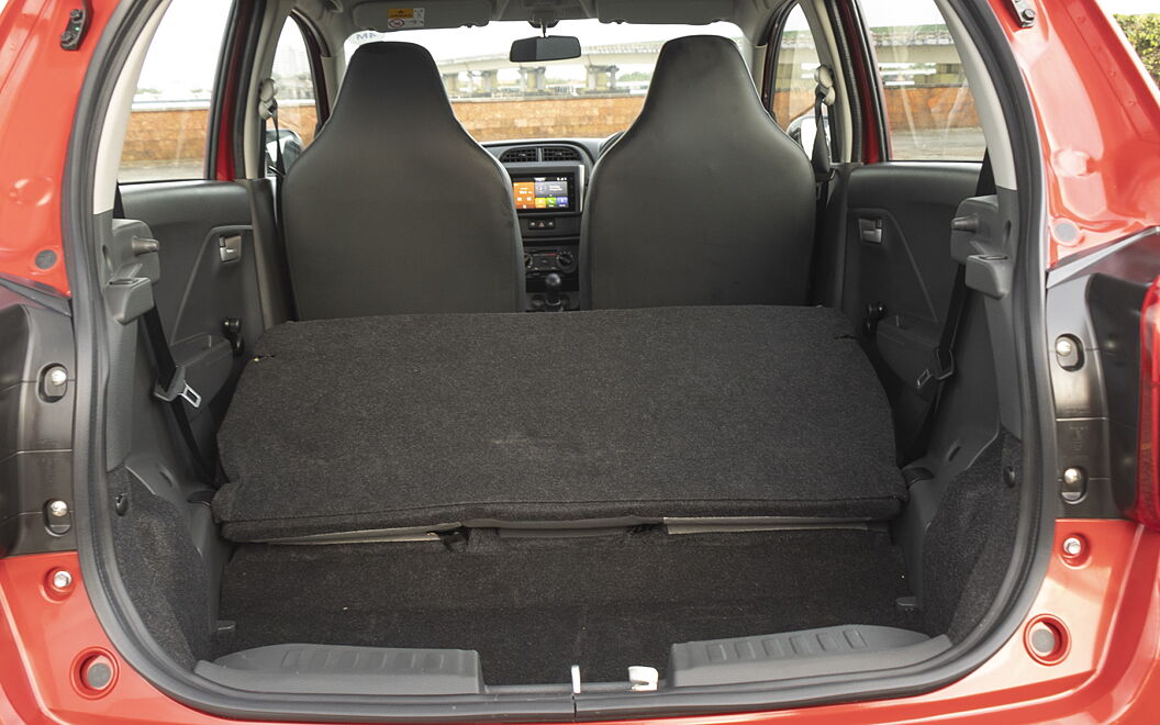 Maruti Suzuki Alto K10 Bootspace with Folded Seats