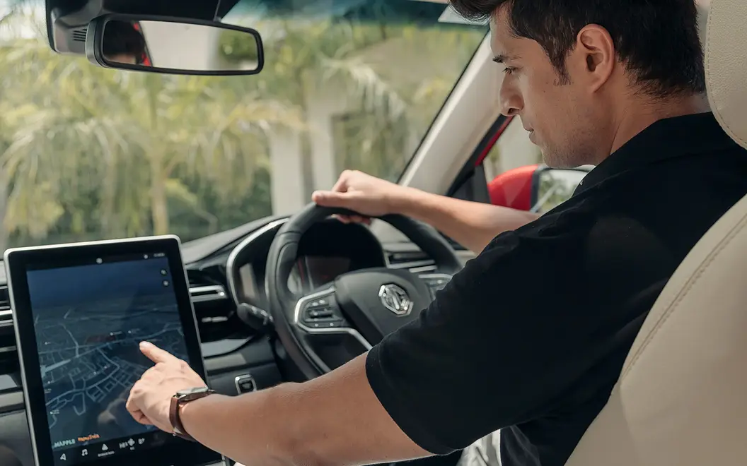 MG Hector Infotainment Display