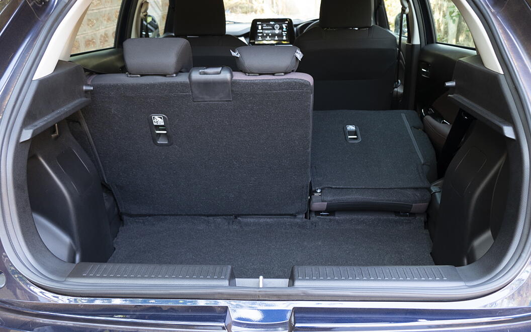 Maruti Suzuki Fronx Bootspace with Split Seat Folded