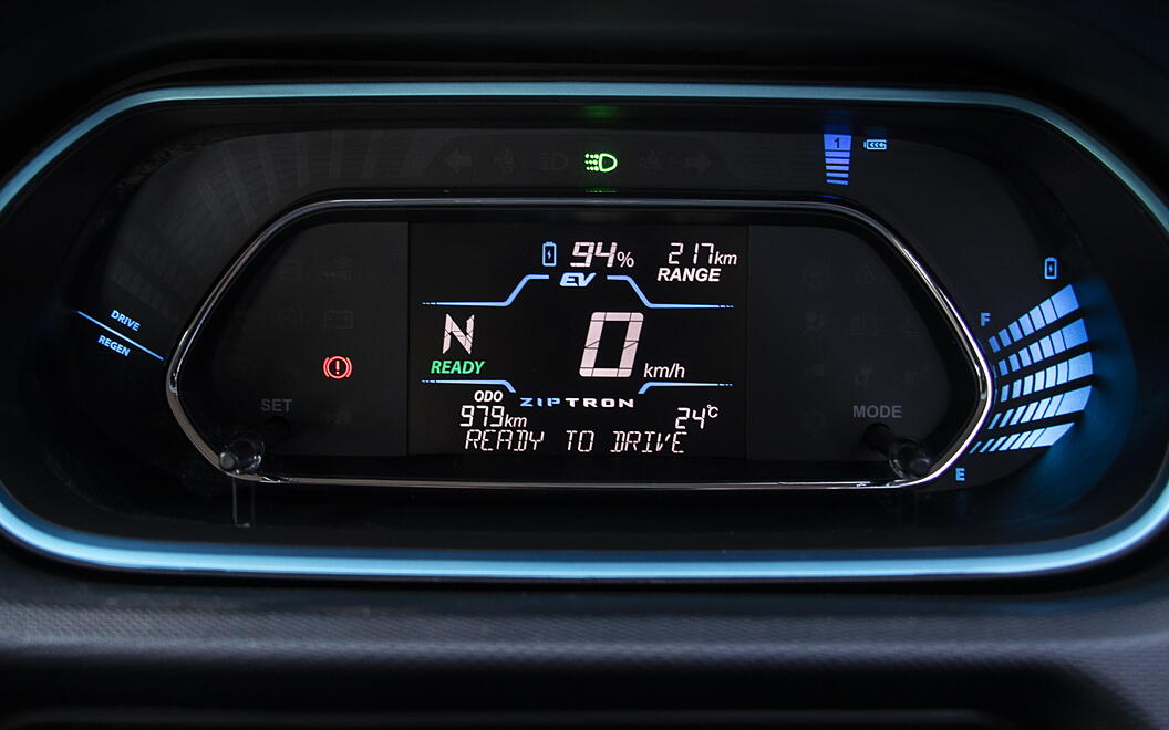 Tata Tiago EV Dashbaord Display