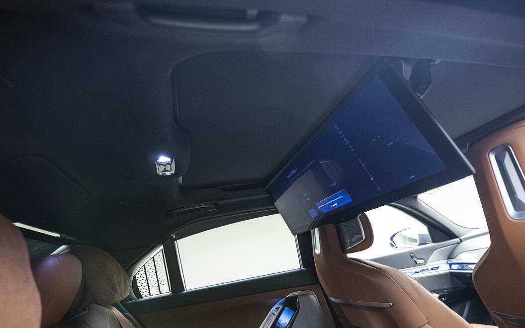 BMW i7 Headrest Mounted Displays