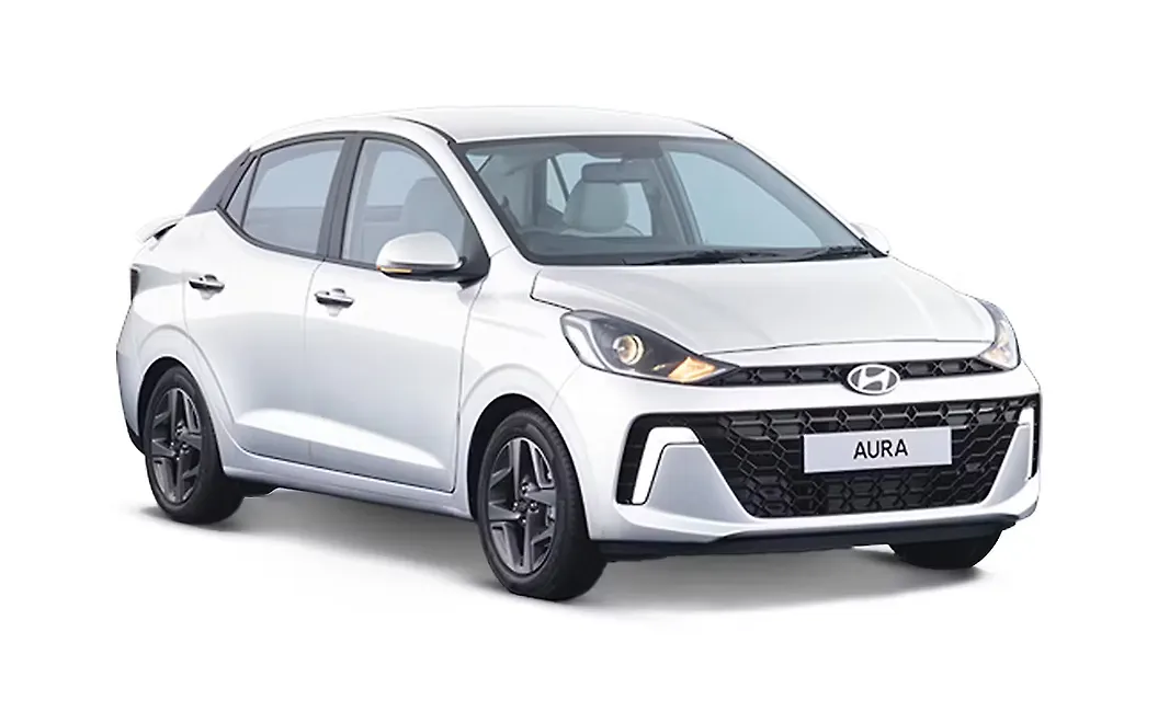 Hyundai Aura Front Right View