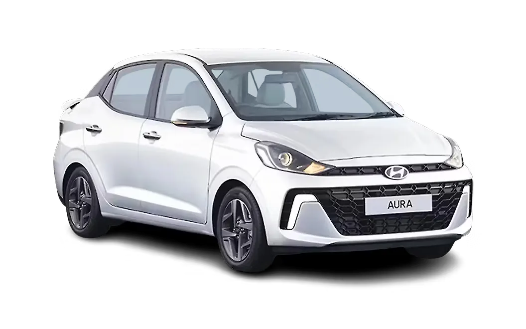 Hyundai Aura Front Right View