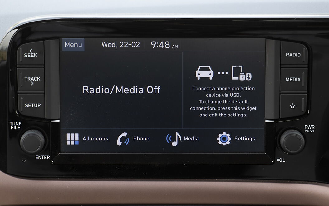 Hyundai Aura Infotainment Display