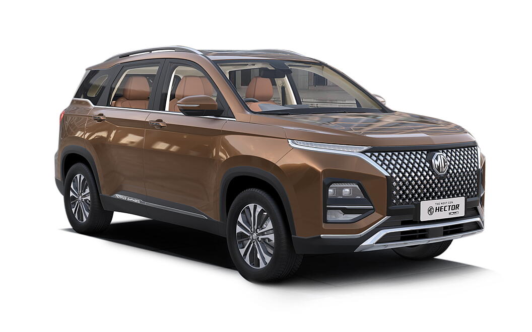 MG Hector Plus Front Right View
